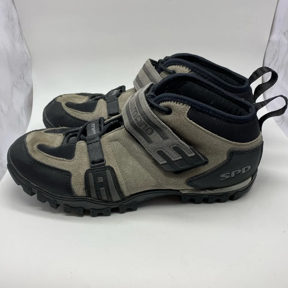 SHIMANO SPP‎ CYCLING  Athletic Black Taupe BIKE SHOES women’s Size 44 US 10